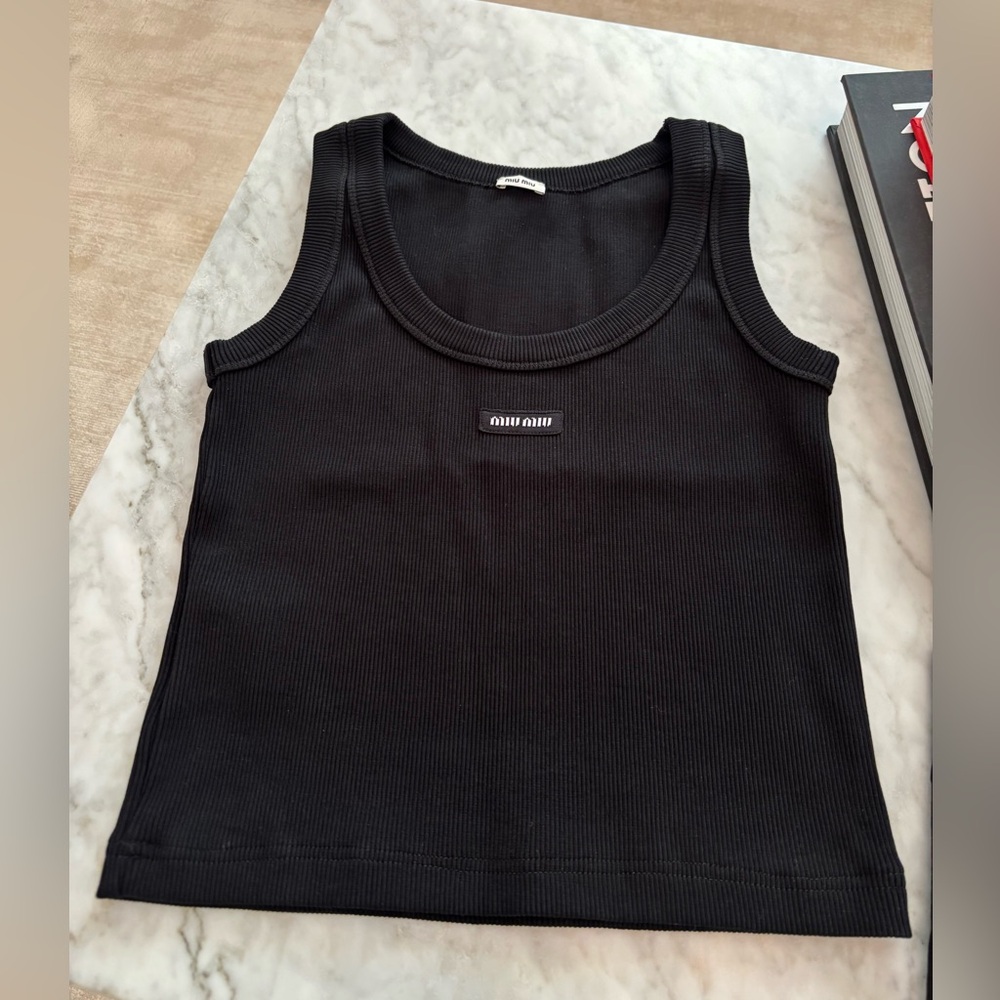 Miu Miu XS Black Tank Top